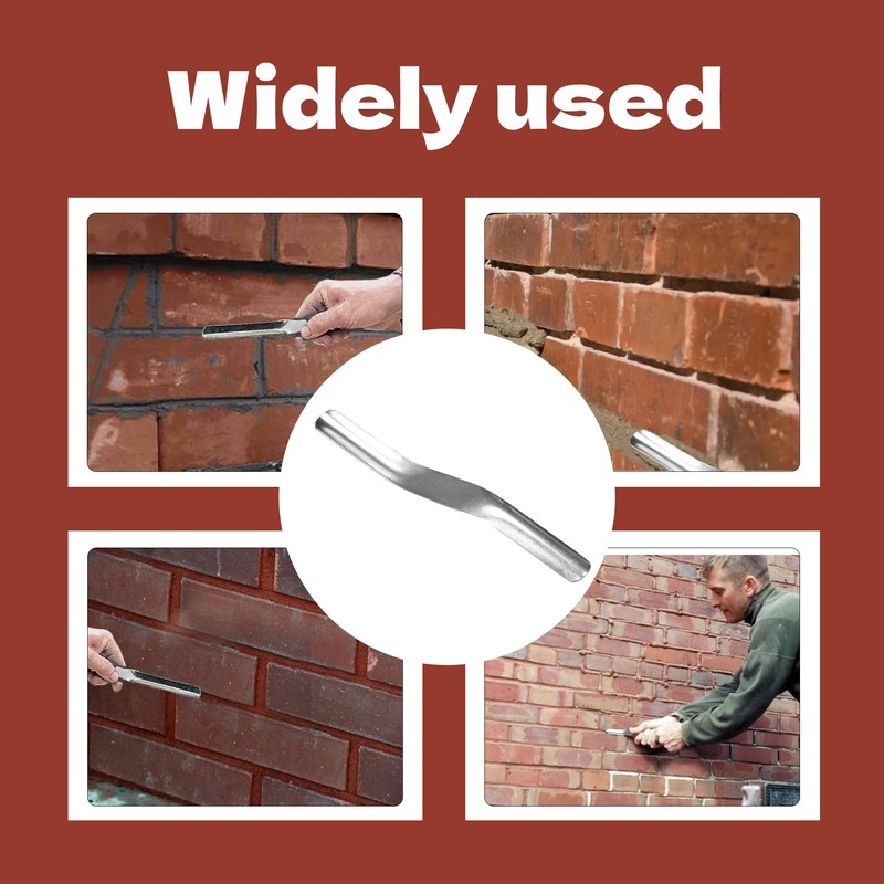 1 PCS Brick Jointer Tool 1/2 Inch X 5/8 Inch