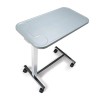 Lumex Modern Overbed Table with Wheels,28-41" Adjustable Height for Hospital