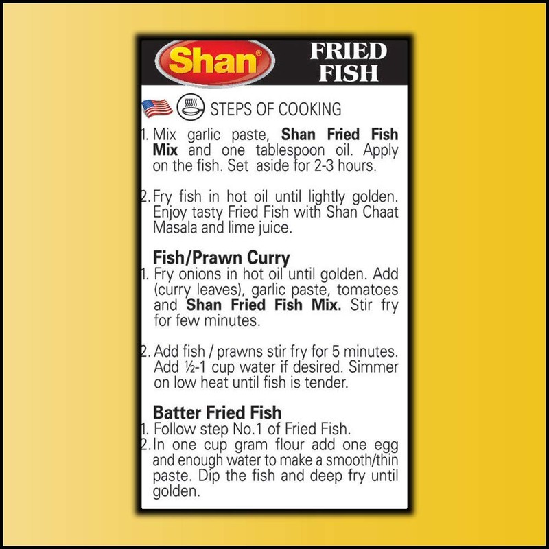 Shan - Fried Fish Seasoning Mix (50g) - Spice Packets