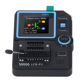 P1 Transistor Tester, 1.44in Full Color Graphic Display Transistor Meter with Auto Shut Off, Transistors Measure for Diode Triode Capacitor Resistor Transistor