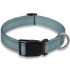 Reflective Dog Collar with Buckle Adjustable Safety Nylon Collars for