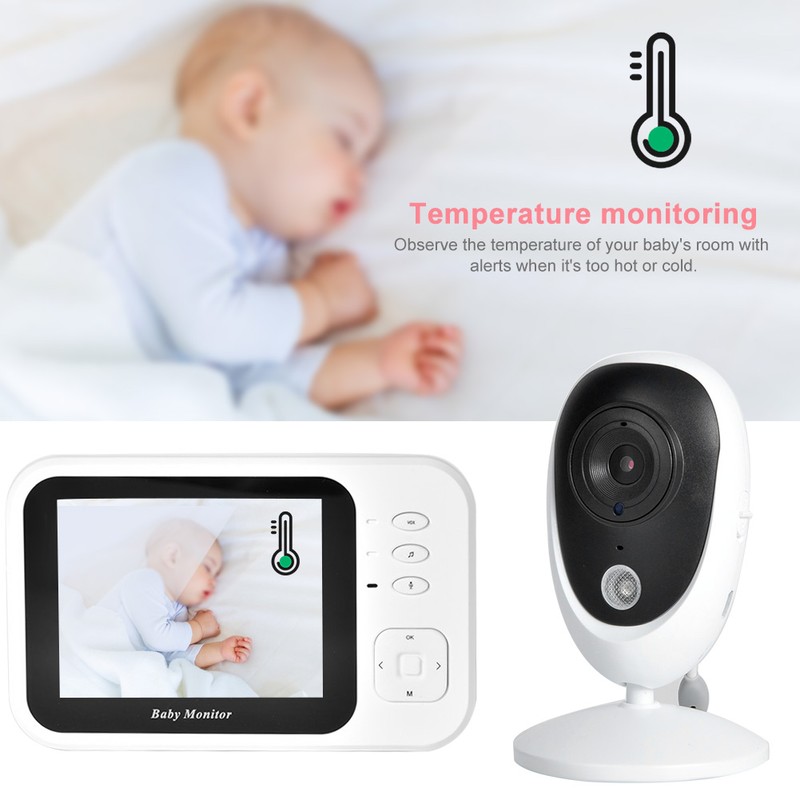3.5in TFT Wireless Digital Baby Monitor IR Night Vision Intercom