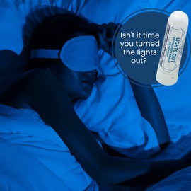LIGHTS OUT Aromatherapy Nasal Inhaler 2PK | Relaxation and Sleep Support Essential Oil Blend w/Lavender and Neroli | Natural Undiluted Essential Oils | Gift Basket Idea | Valentine Gift