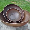 Nutshell Stores Hand Hammered Copper Basin - 18 Inch