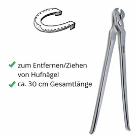 Nail Pulling Pliers Stainless Steel Horseshoe Hoof Nail Drawing Tongs | Hoof Nail Puller