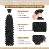 Human Braiding Hair Mixed Synthetic Braiding Hair for Boho Braids