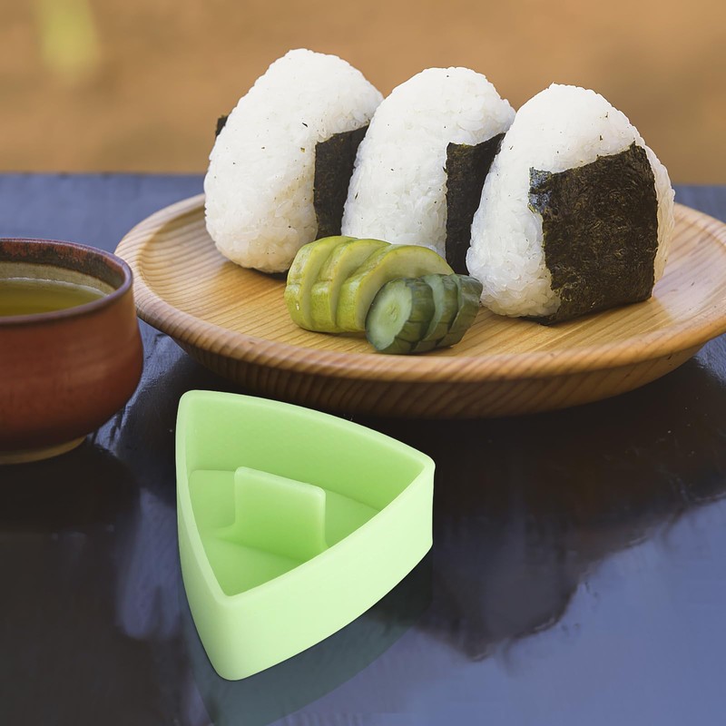HEMOTON Sushi Maker Onigiri Mould Onigiri Maker Triangle Sushi Mould