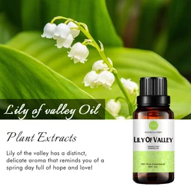 Lily of Valley Essential Oil (30ML), 100% Pure Natural Organic Aromatherapy Lily of Valley Oil for Diffuser, Massage, Skin Care, Yoga