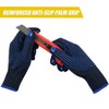 Ecoshine12 Pairs Blue Cotton Work Gloves – Non-Slip PVC Dotted