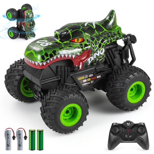 DYODYORC Remote Control Car, 2.4Ghz All Terrain Dinosaur Monster Truck