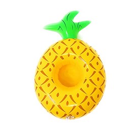 Inflatable Drink Holder - Holds Cups, Cans or Water Bottles! [Pineapple]