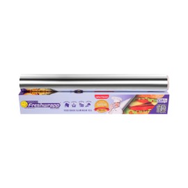 Hindalco Freshwrapp Aluminium Foil 18 Meters, 11microns (Pack of 3) | Food Packing , Wrapping, Storing and Serving