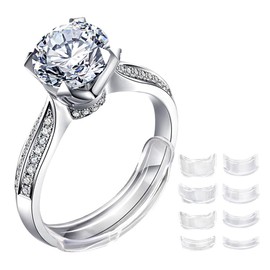 Invisible Ring Size Adjuster for Loose Rings Ring Adjuster Fit Any Rings, Assorted Sizes of Ring Sizer