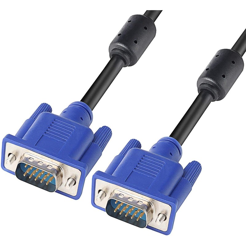 PASOW VGA to VGA Monitor Cable HD15 Male to Male