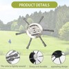 EujRcf 1Pcs Durable Strimmer Head, Wire Strimmer Head, 180mm Diameter,