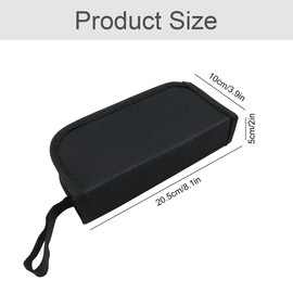 Tool Storage Bag and Durable Waterproof Oxford Fabric Tool Bag Electrician Carpenter's Mechanic Watch Repair Tool Kit Repair Bag Zip Fabric