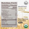 Morelli Squid Ink Pasta Fusilli (Rotini) - Organic Italian Pasta