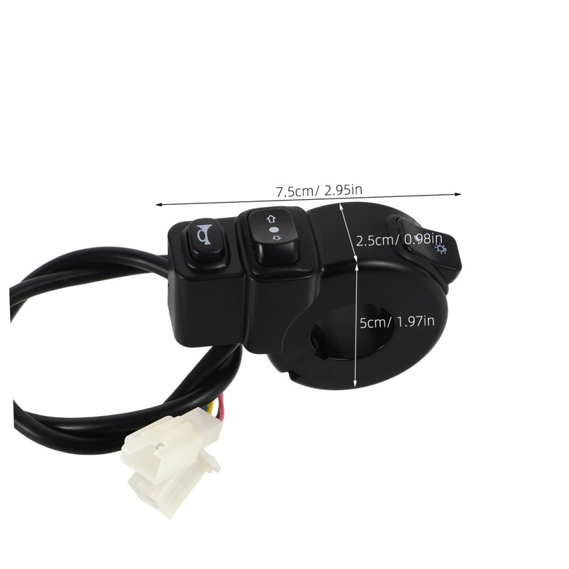 BUGUUYO Motorcycle Handlebar Function Combination for Electric Scooters Motorcycles Atvs