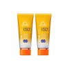 Super/Sun Cream/80ml/2Pcs/SPF50+/PA+++/High-Capacity/Waterproof/Sunscreen Cream