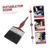 SHINEOFI Heavy Duty Deck Paint Brush with Ergonomic Handle for