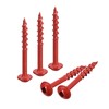 sourcing map #8x1-1/2" Pocket Hole Screws, 100pcs Square Drive Self