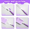 5PCS Duster Refills Folding Handles Set Compatible with Swiffer Dusters,Disposable