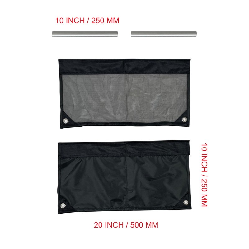 Waterline Design Marine Portlight Cap with Rain/Sun & Mosquito Net