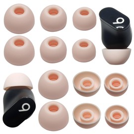 Silicone Replacement Earbuds Tips for Beats Studio Buds, Fit Pro, Solo Buds