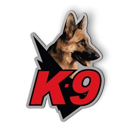 K9 Unit Police Dog K-9 - Car Magnet - 6"