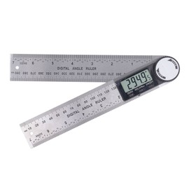 Digital Angle Ruler 0 to 200mm 360 Degree Electronic Protractor High Accuracy LCD Display Angle Finder Ruler