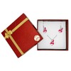 Cleveland Indians Wahoo Necklace and Earrings set w/gift box