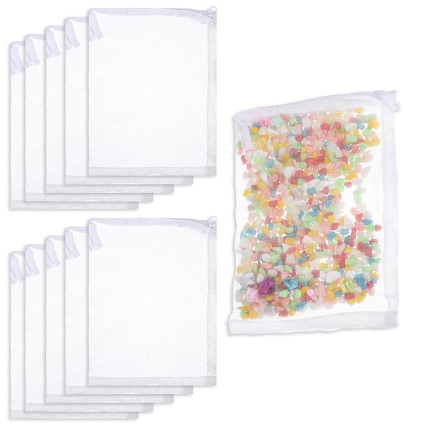 10 PCS Media Bags for Aquarium, Filter Media Bag Aquarium