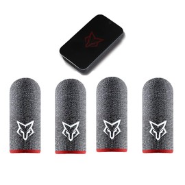 Sarafox Guantes para Dedo V7 Original Pro Gaming Profesional 4 Piezas Dedales Gamer con tecnologia de Hilo de Iones de Plata