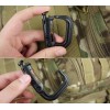 Estuchelandia 2 Pzas Mosquetón Molle Grillete Clip Edc Táctico Llavero