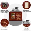 Atigrado Dog Urns for Ashes Wooden Red Pet Urns for