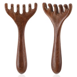 Gjinxi 2PCS Head Massager Scalp, Protable Scratcher Massager Relaxation & Stress Reduction, Head Meridians Comb Tool for Women Men Hair Growth Hair Care