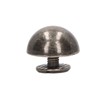 100 Sets Mushroom Rivets Round Head 10mm Electroplating Semicircle Alloy