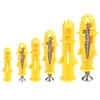 Drywall Anchor kit,40 Pieces M6x60mm Plastic Expander Anchor Screw Hole