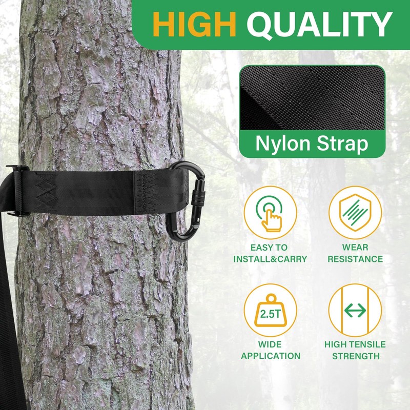 Trdzi Safety Harness Tree Strap for Tree Stand Hunting -