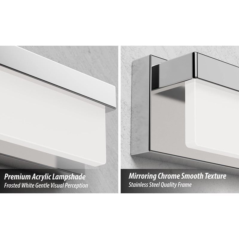 LIGHTINN LED Bathroom Vanity Light Fixture Over Mirror 24.4 inch