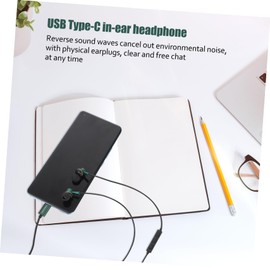 CIYODO USB C in Ear Earphones with Noise Canceling Comfortable Fit and Upgraded Digital Chip for Enhanced Sound Quality for Phones and Tablets