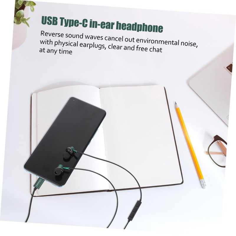 CIYODO USB C in Ear Earphones with Noise Canceling Comfortable