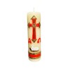 Cirio Pascual Rojo Alpha Omega Candle for the Easter Celebration