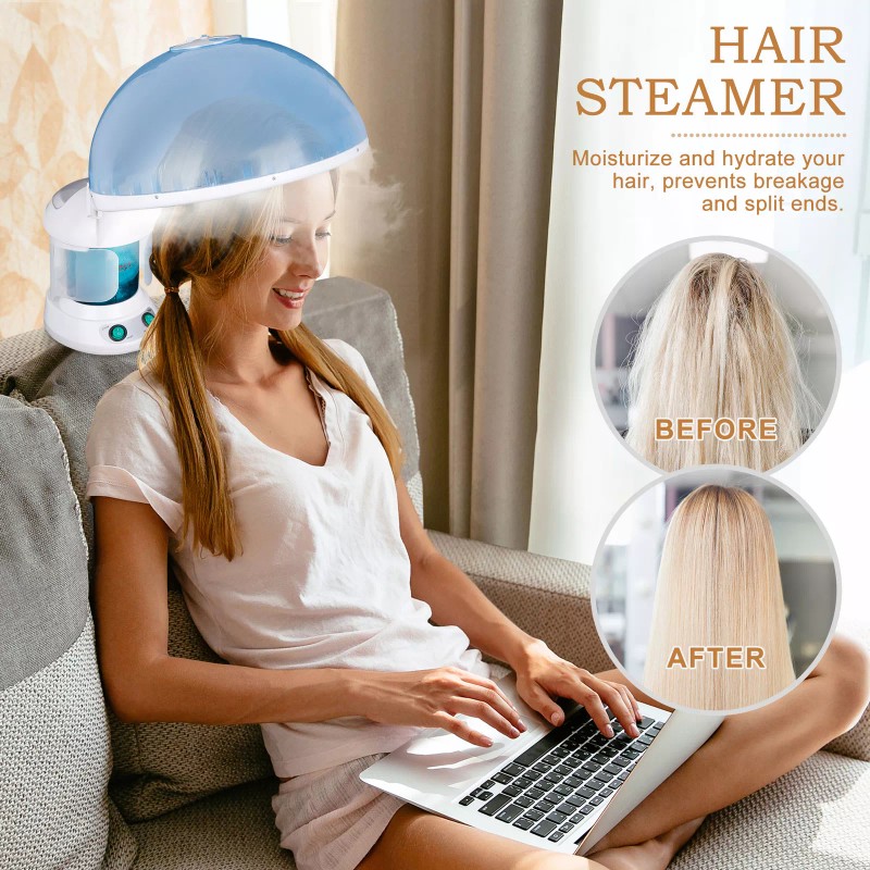SEGAWE Facial Steamer Ozone Steamer with 360° Rotatable Arm Professional