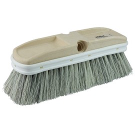 Weiler 44318 9-1/2" Truck Wash Brush, Grey Fiber Fill