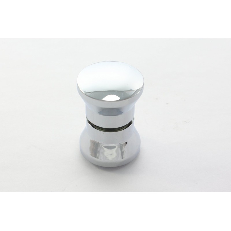 Di Vapor (R Solid Metal Shower Door Knob Chrome Handle