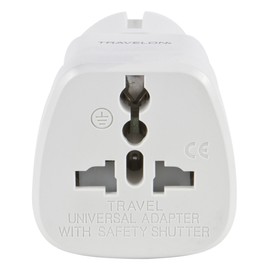 Travelon Europe Grounded Adapter Plug, White, One Size