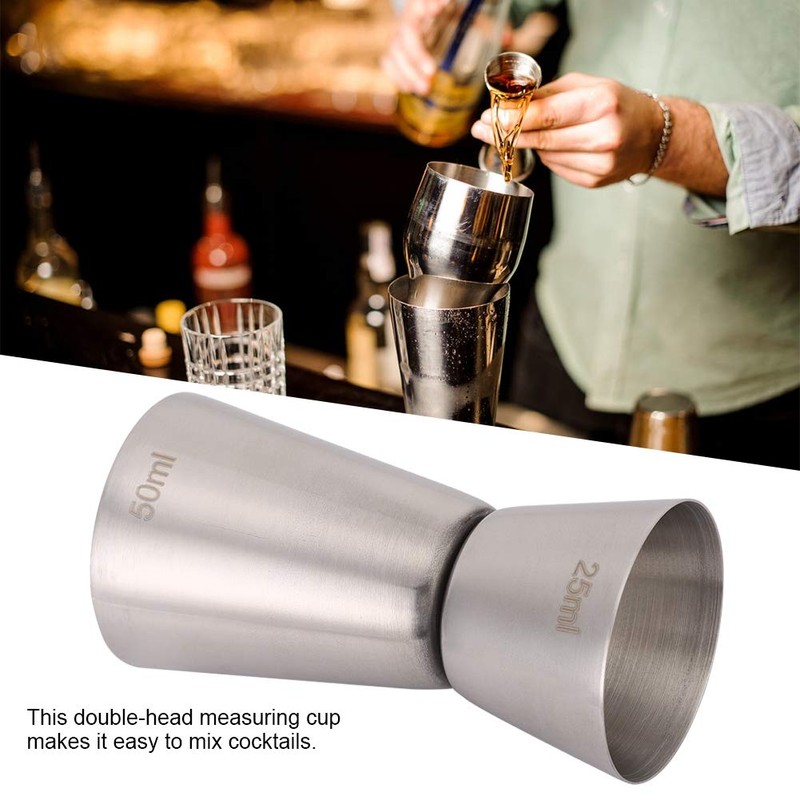 304 Stainless Steel Wine Tool Measuring Cup Double Cocktail Jigger