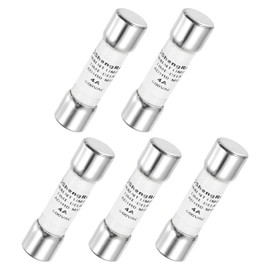 MECCANIXITY 600V 4A Time Delay Fuse Fast Blow Glass Fuses Generic Current Limiting Protection Time Delay Cartridge Fuse for DIY Inverter Circuit Board Glass Fuses 5Pack