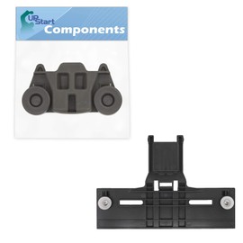 W10350376 Top Rack Adjuster & W10195416 Lower Dishwasher Wheel Replacement for Kenmore 66513269K110 Dishwasher - Compatible with W10350376 Rack Upper Top Adjuster & W10195416 Dishrack Wheel Kit